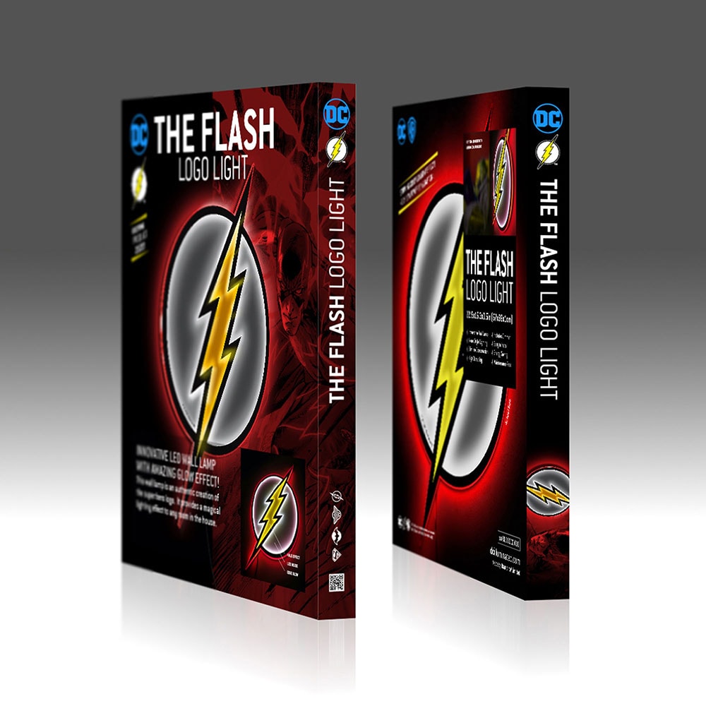DC Comics The Flash LED Logo Light (Large) Wall Light  View 8