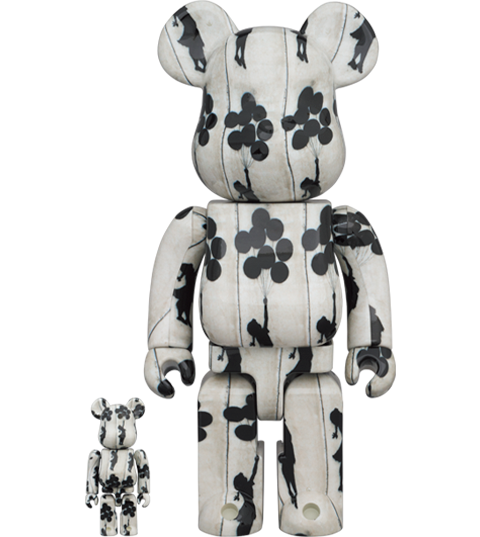 Be@rbrick Flying Balloons Girl 100% & 400% Collectible Set by 