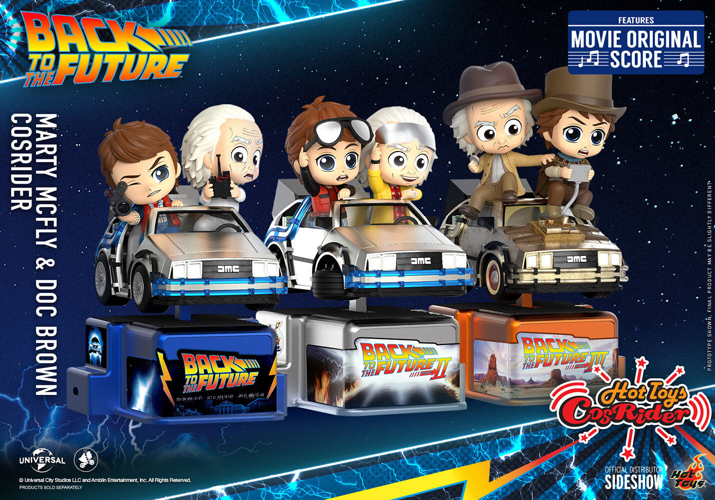 Marty McFly & Doc Brown (Prototype Shown) View 1