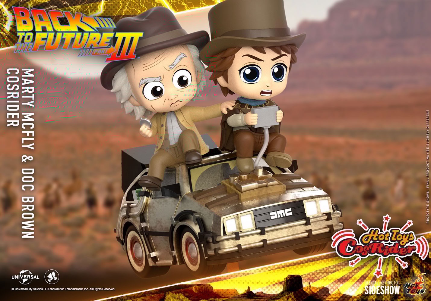 Marty McFly & Doc Brown (Prototype Shown) View 5