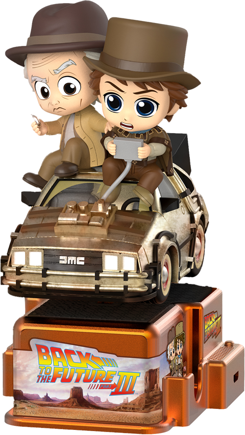 Marty McFly & Doc Brown (Prototype Shown) View 7