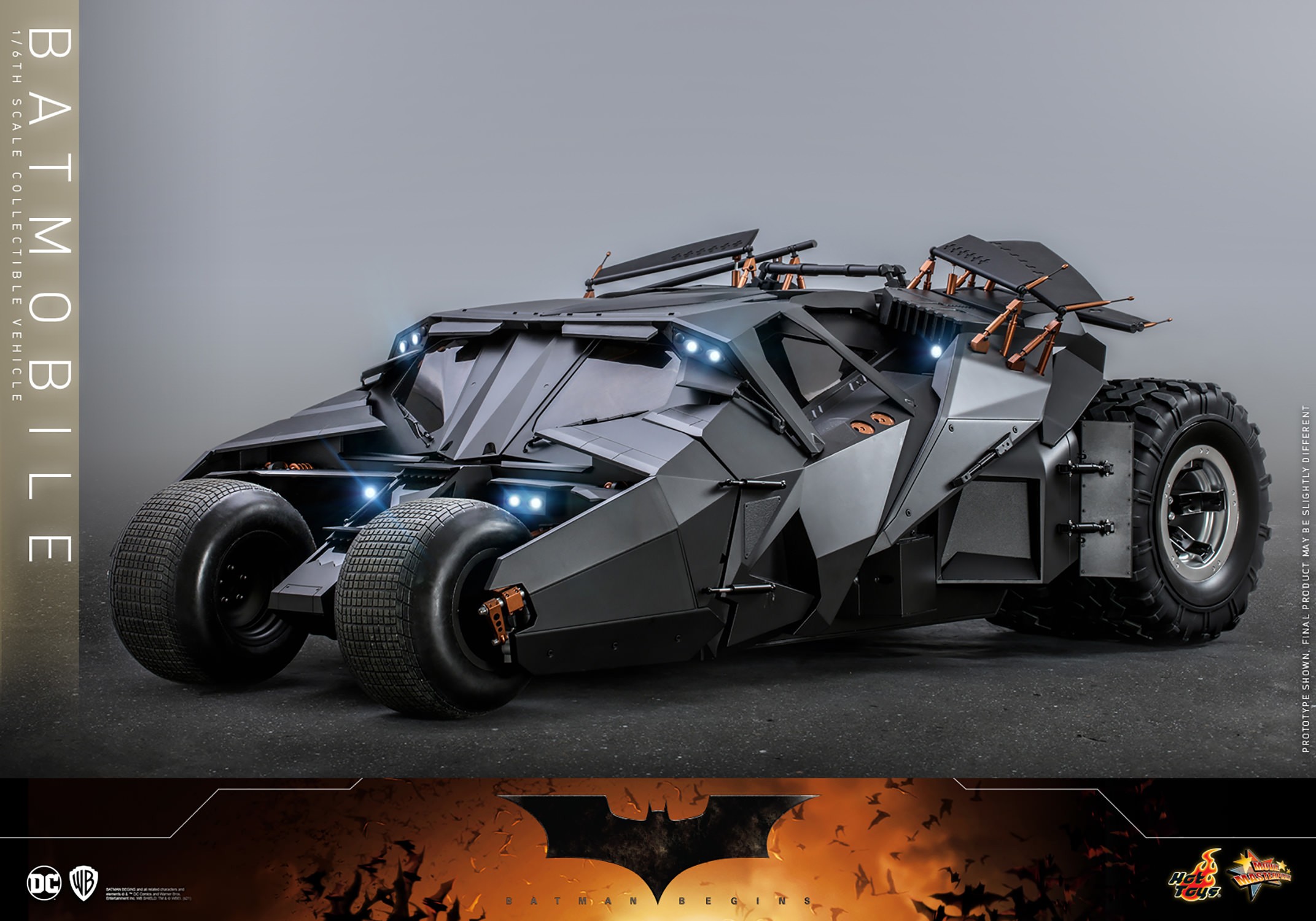 Legacy of Revoltech LR-054 The Batmobile Tumbler in Gotham