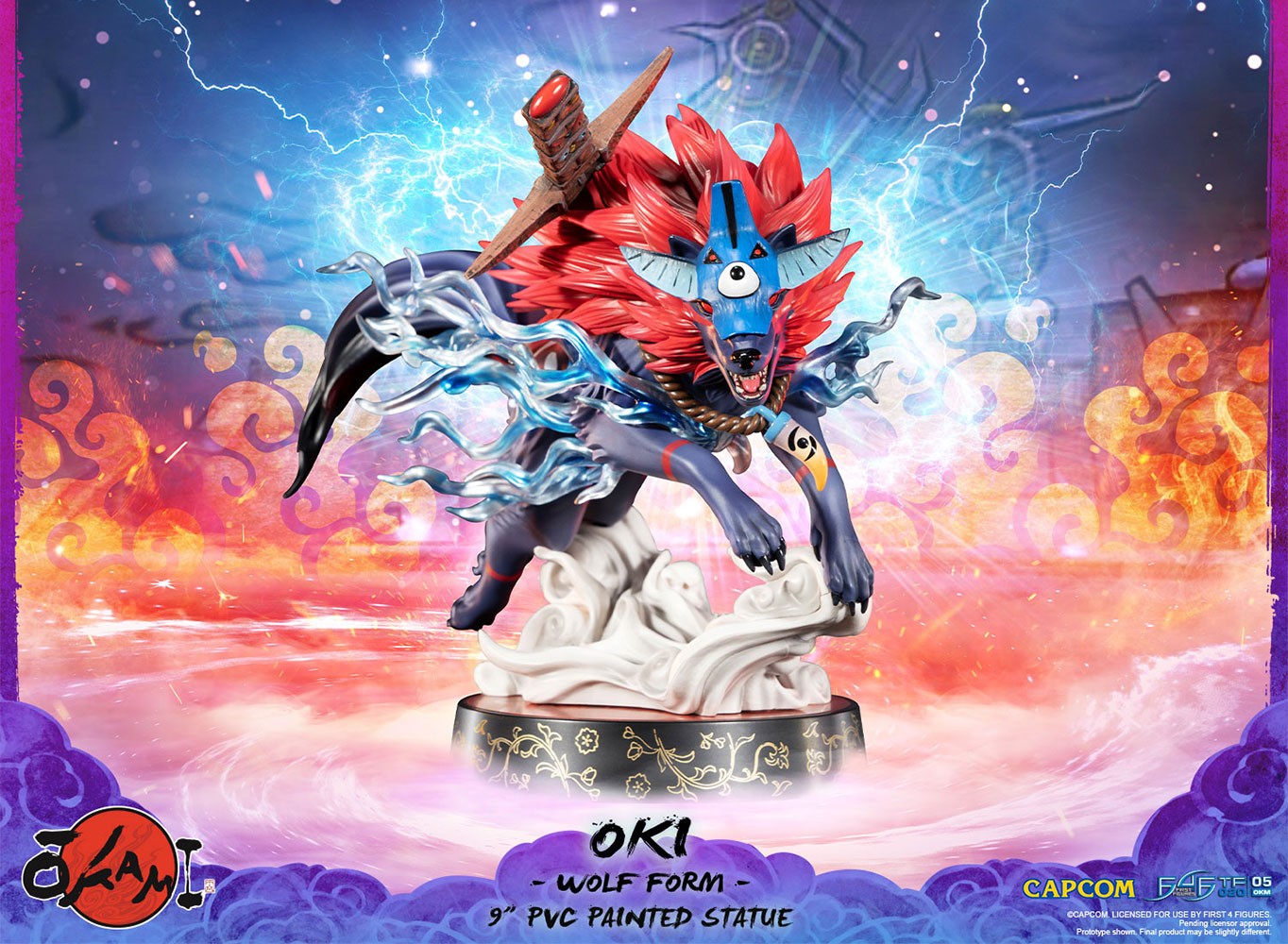 Oki (Wolf Form) Standard Edition Statue by First 4 Figures