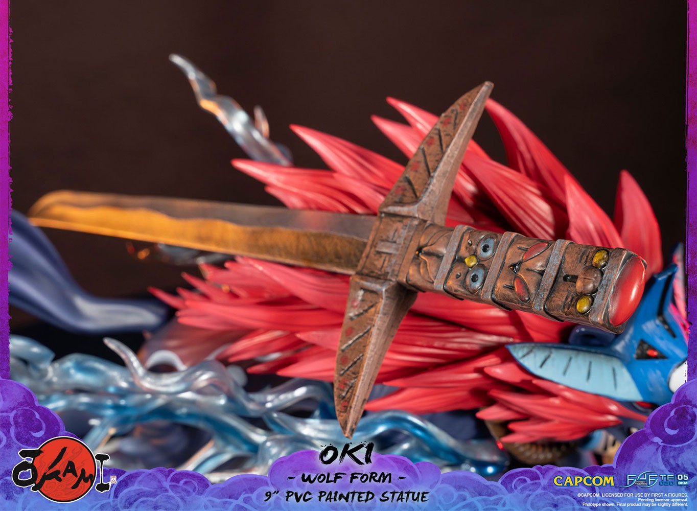 Statuette Okami figurine Oki (Wolf Form) 35 cm