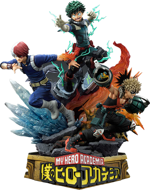 Midoriya, Bakugo & Todoroki