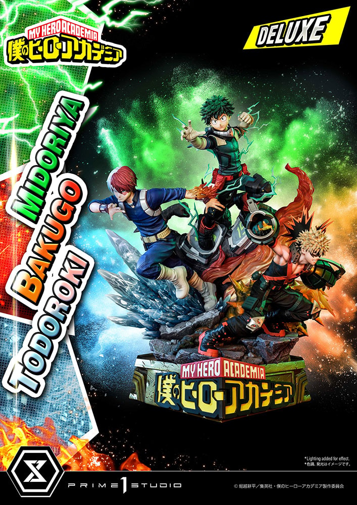 My Hero Academia Midoriya, Bakugo & Todoroki (Deluxe Bonus Version) Diorama  Exclusive Edition (Prototype Shown) View 3