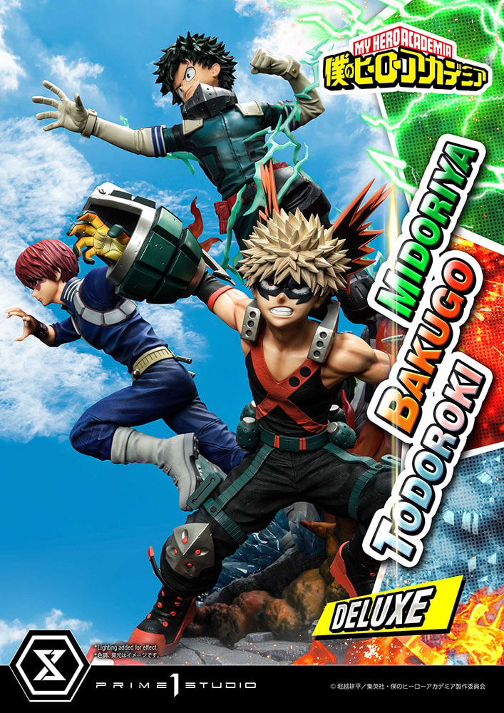 My Hero Academia Midoriya, Bakugo & Todoroki (Deluxe Bonus Version) Diorama  Exclusive Edition (Prototype Shown) View 8