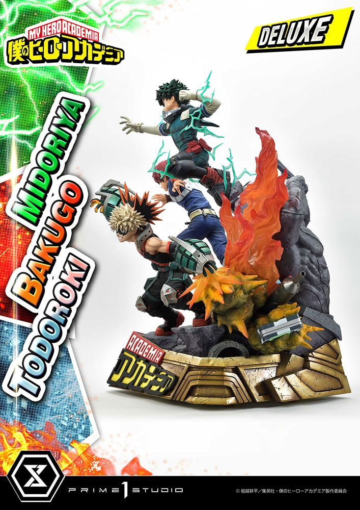 My Hero Academia Midoriya, Bakugo & Todoroki (Deluxe Bonus Version) Diorama  Exclusive Edition (Prototype Shown) View 10