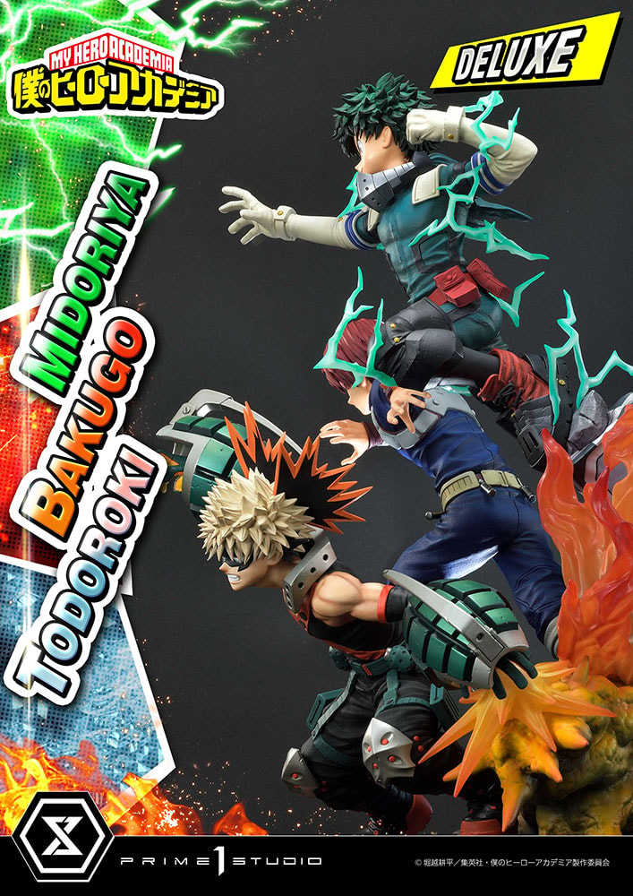 My Hero Academia Midoriya, Bakugo & Todoroki (Deluxe Bonus Version) Diorama  Exclusive Edition (Prototype Shown) View 13