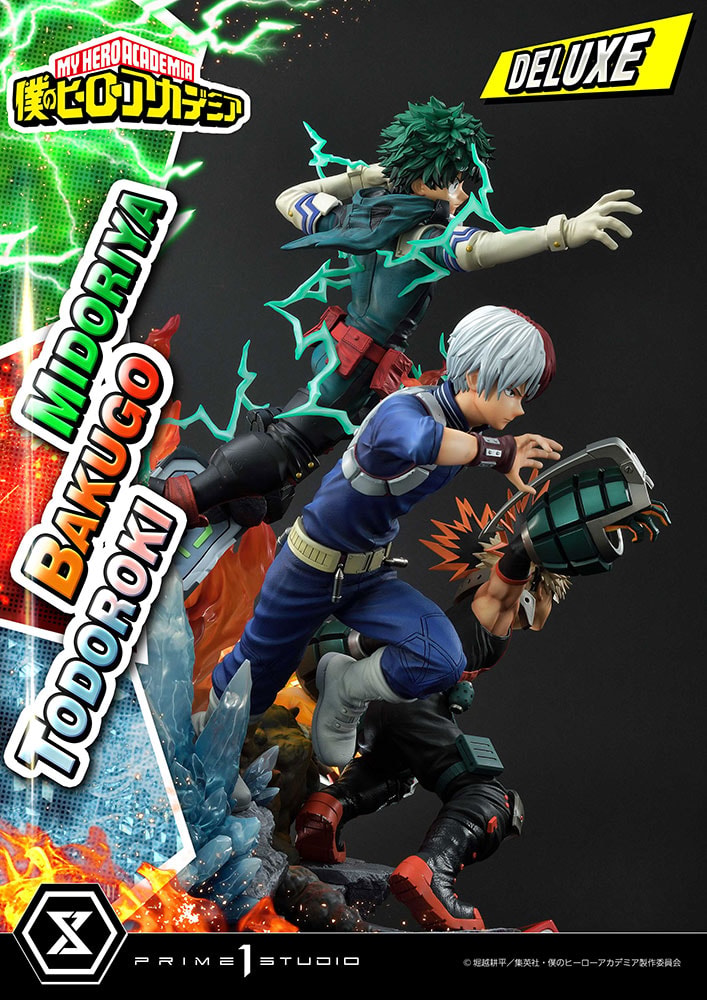 My Hero Academia Midoriya, Bakugo & Todoroki (Deluxe Bonus Version) Diorama  Exclusive Edition (Prototype Shown) View 14