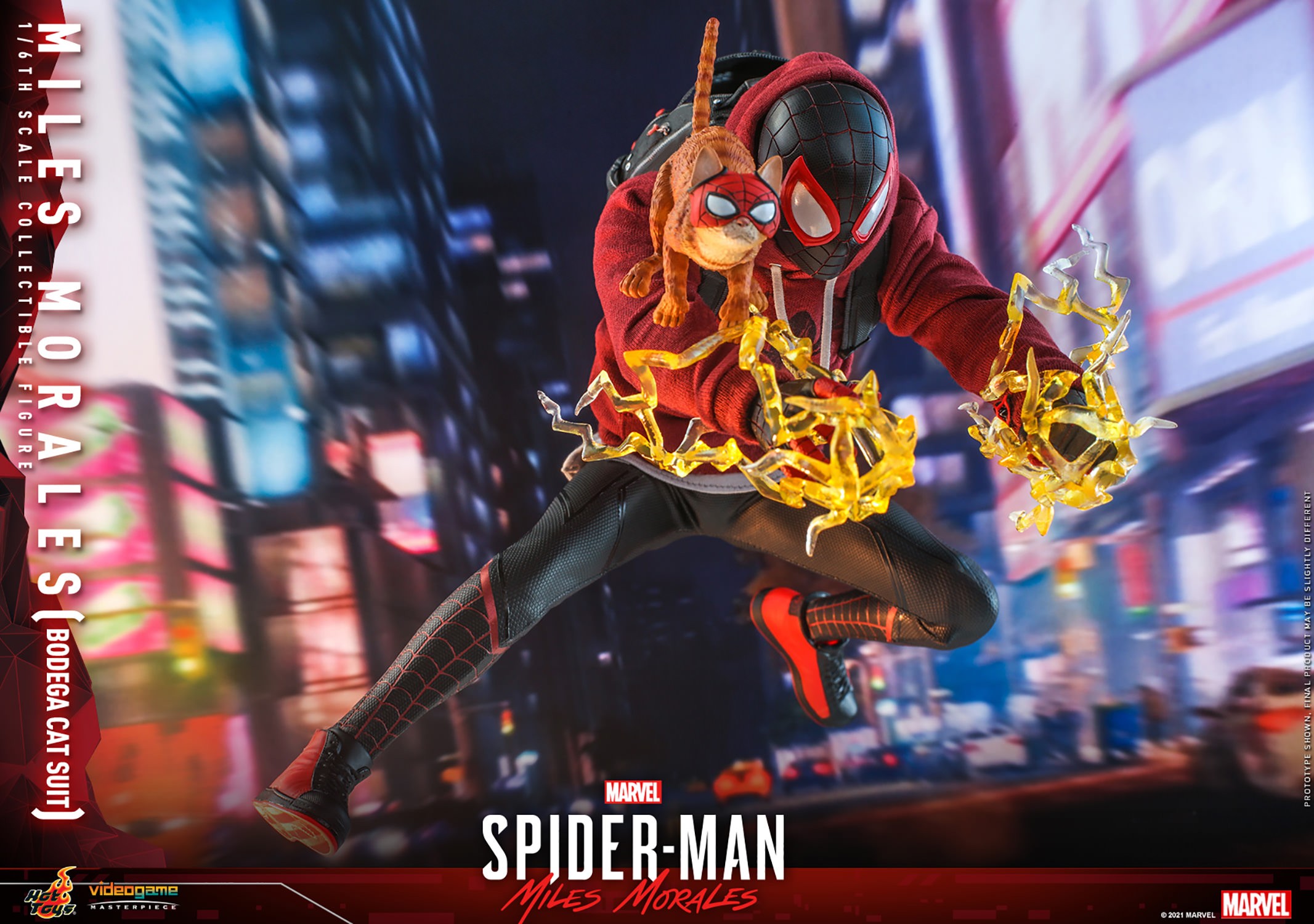 Miles Morales (Bodega Cat Suit) (Prototype Shown) View 3