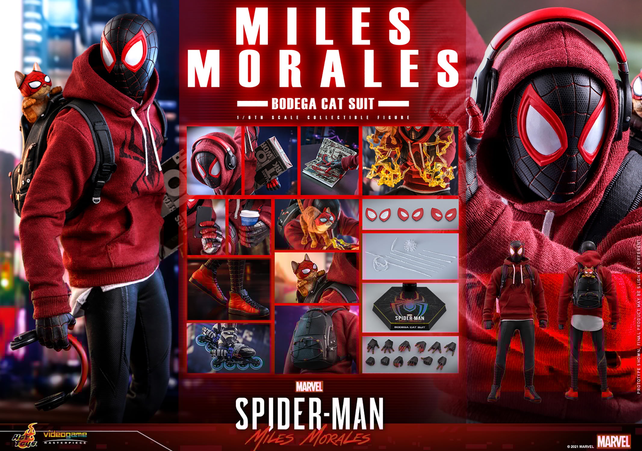 Miles Morales (Bodega Cat Suit) (Prototype Shown) View 6