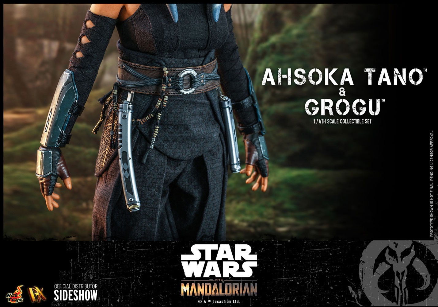 Ahsoka Tano and Grogu (Prototype Shown) View 3