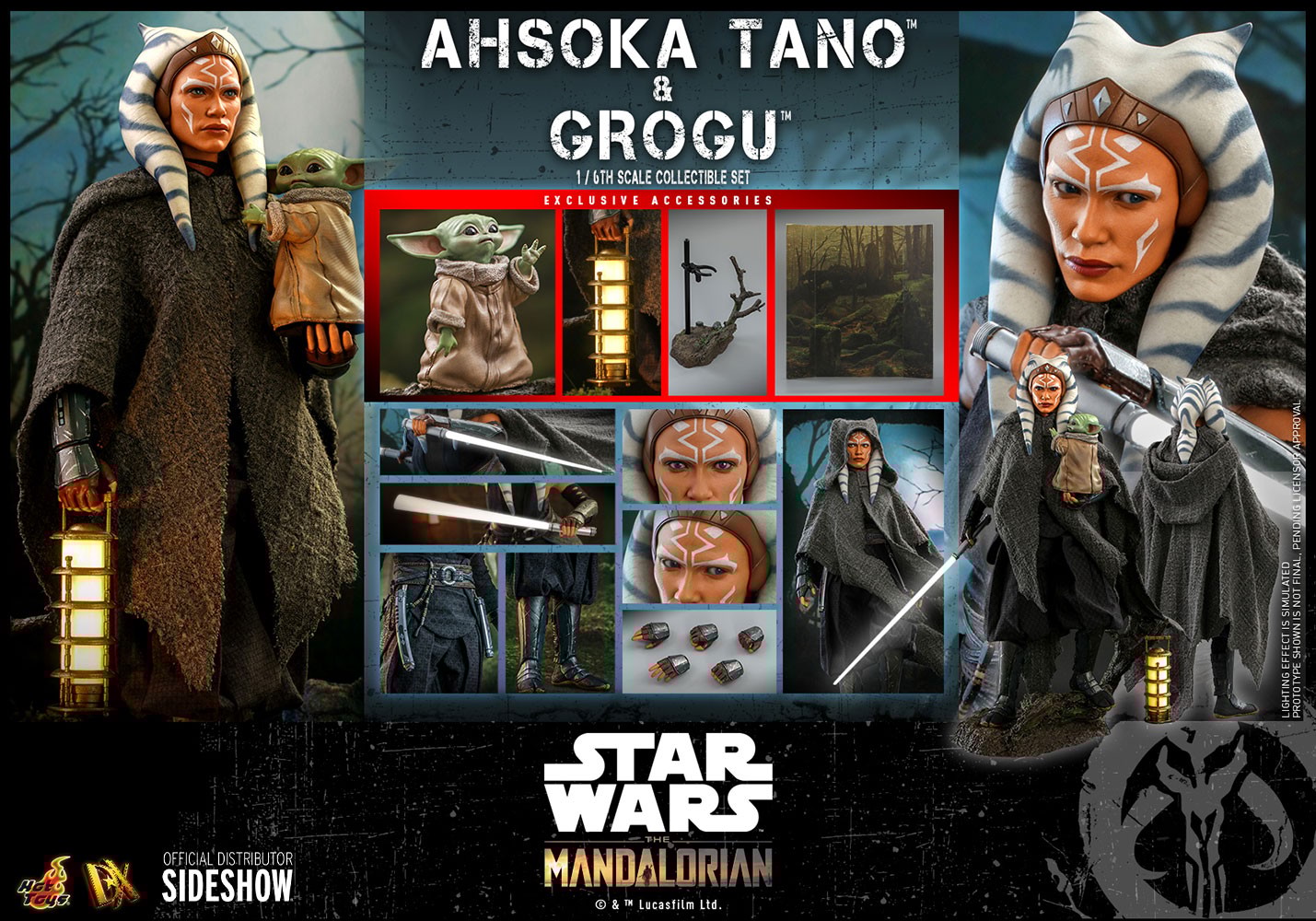 Ahsoka Tano and Grogu (Prototype Shown) View 24