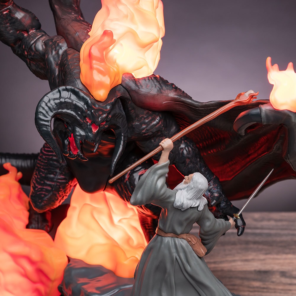 The Lord of the Rings Balrog vs Gandalf Figural Light Collectible Lamp  View 10