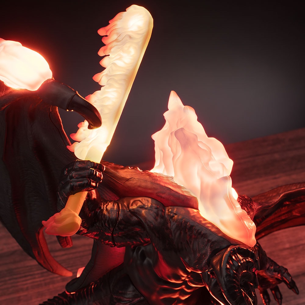 The Lord of the Rings Balrog vs Gandalf Figural Light Collectible Lamp  View 12