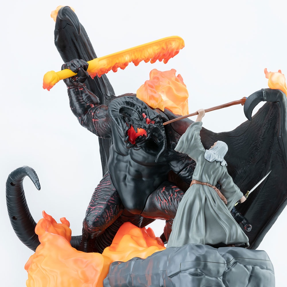 The Lord of the Rings Balrog vs Gandalf Figural Light Collectible Lamp  View 16