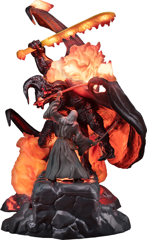 The Lord of the Rings Balrog vs Gandalf Figural Light Collectible Lamp  View 18
