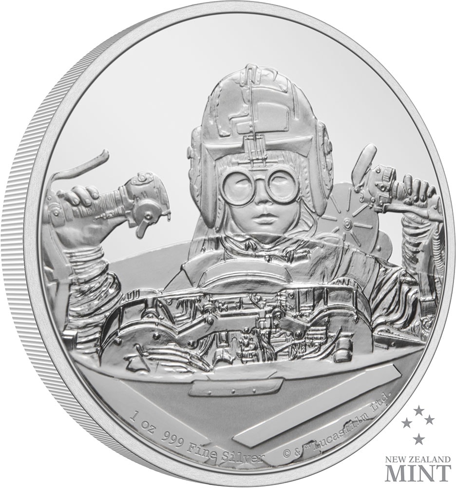 Anakin Skywalker 1oz Silver Coin View 1
