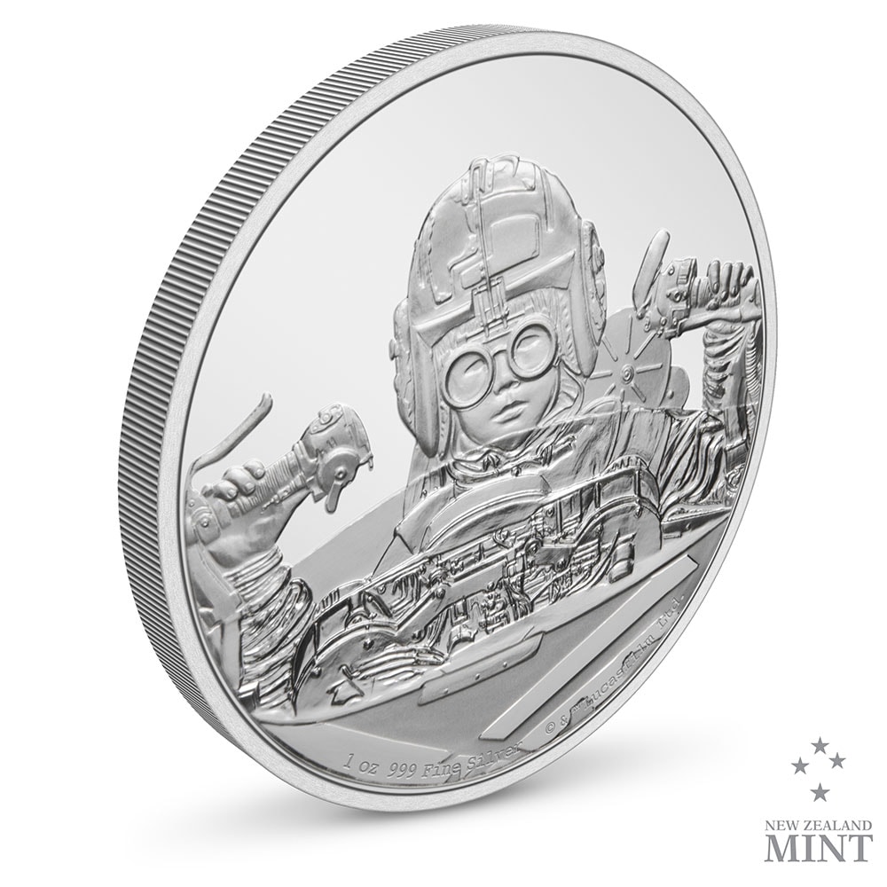 Anakin Skywalker 1oz Silver Coin View 2