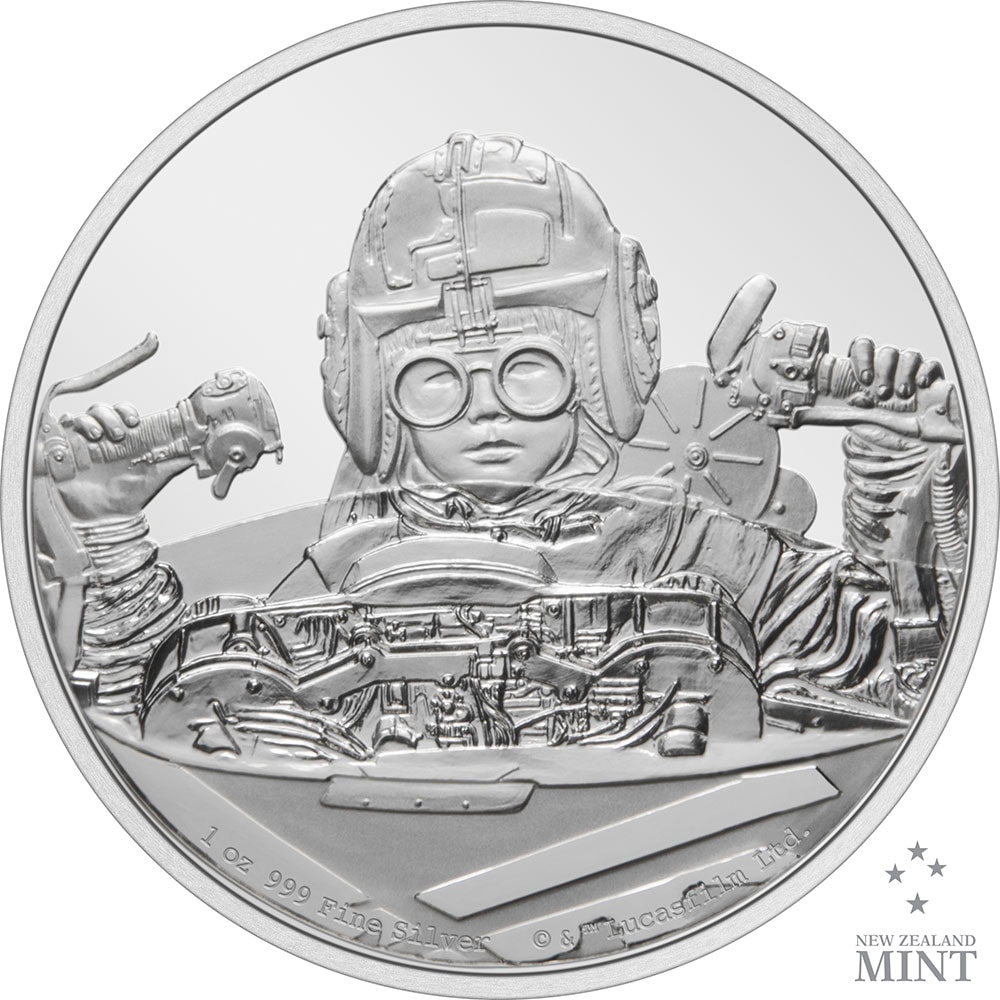 Anakin Skywalker 1oz Silver Coin View 3