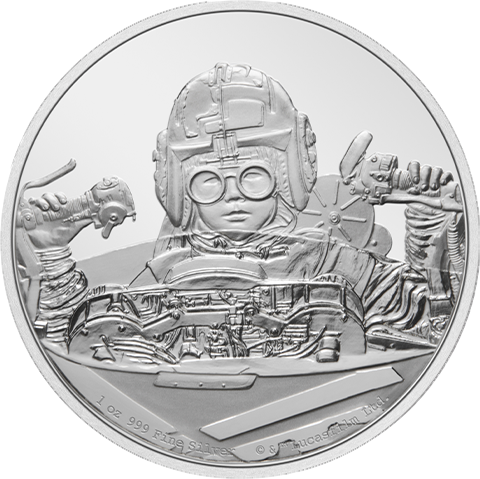 Anakin Skywalker 1oz Silver Coin View 9