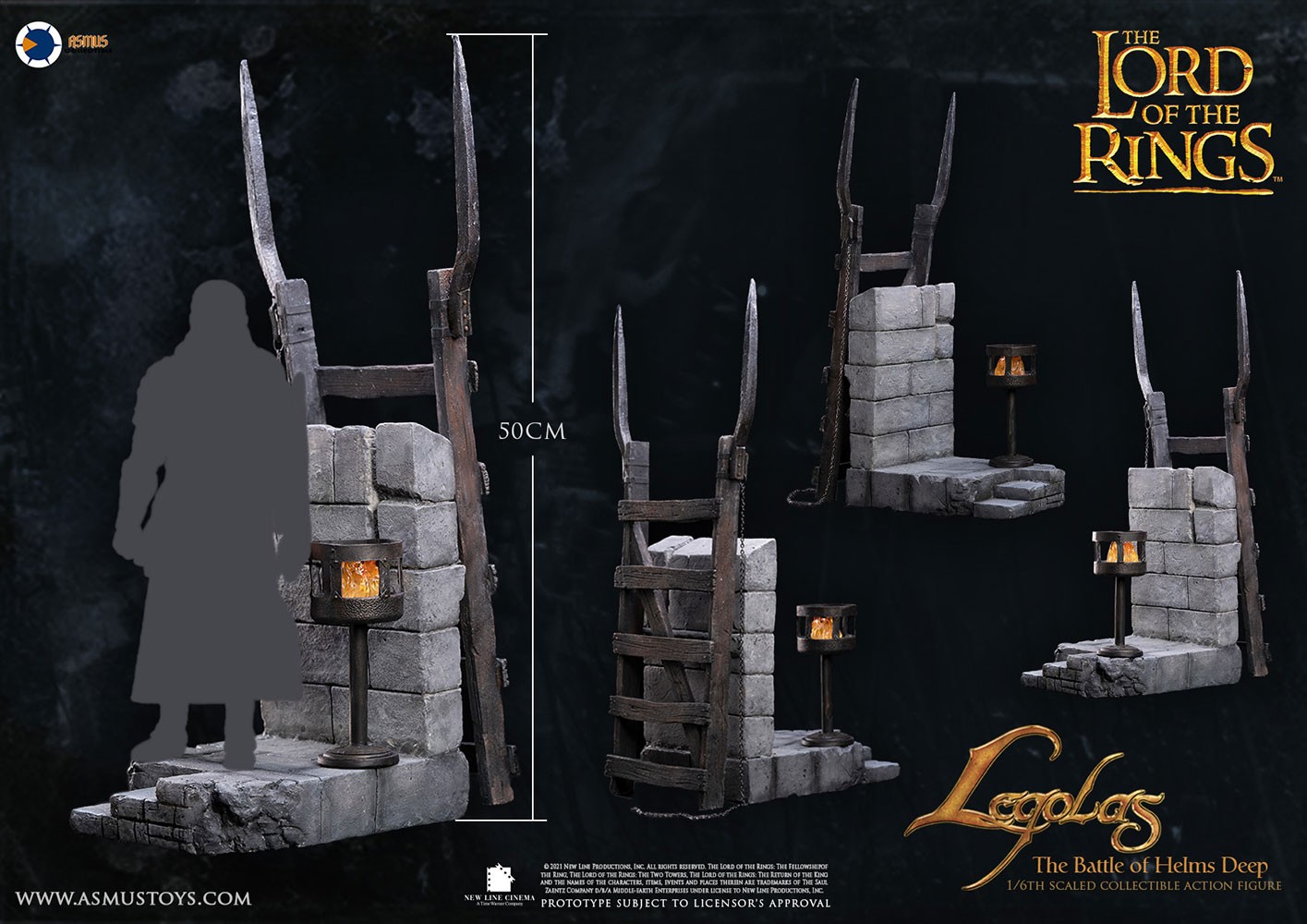 Legolas at Helm's Deep Exclusive Edition - Prototype Shown
