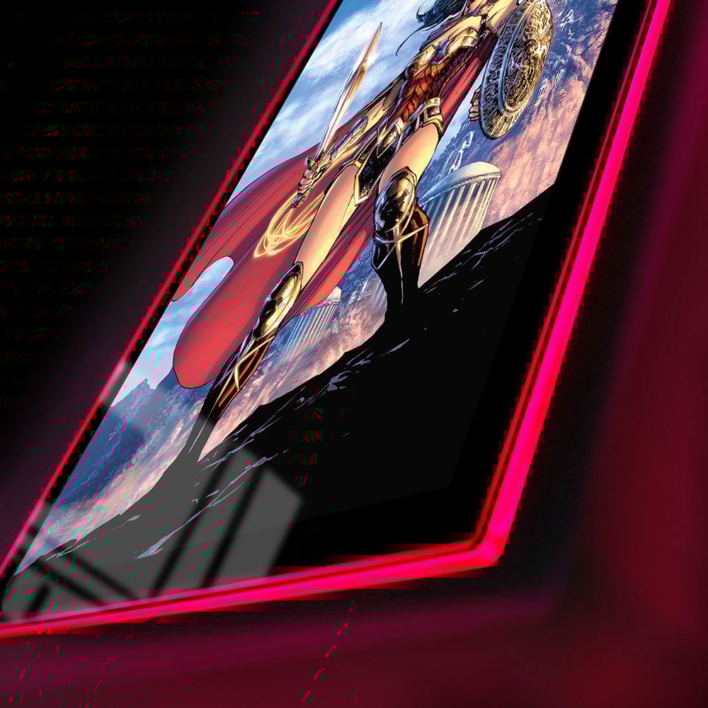 Wonder Woman Comic Cover LED Poster Sign (Large)
