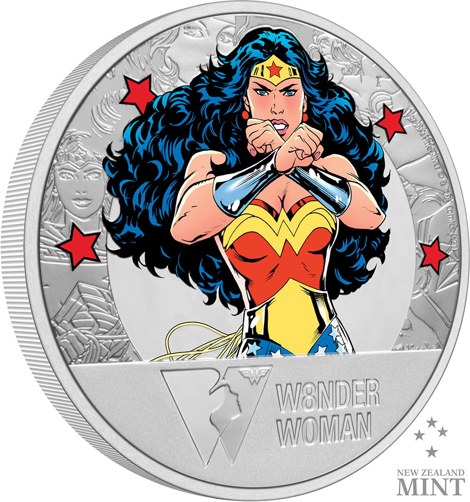 Wonder Woman 80th Anniversary 1oz Silver Coin