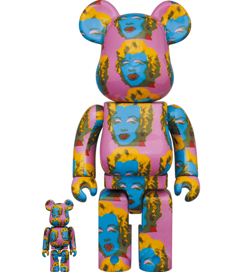 Be@rbrick Andy Warhol's Marilyn Monroe #2 100% & 400% Collectible