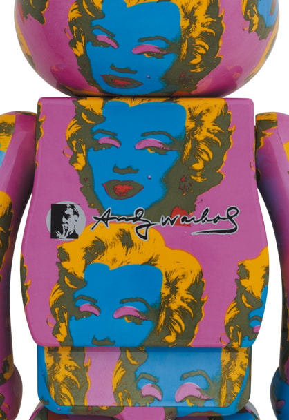 Be@rbrick Andy Warhol’s Marilyn Monroe #2 1000% Collectible Figure by  Medicom