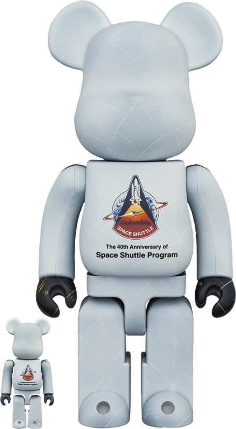 海外個人輸入 Be@rbrick Space Shuttle 100% & 400% Collectible Figure by キューブリック、ベアブリック