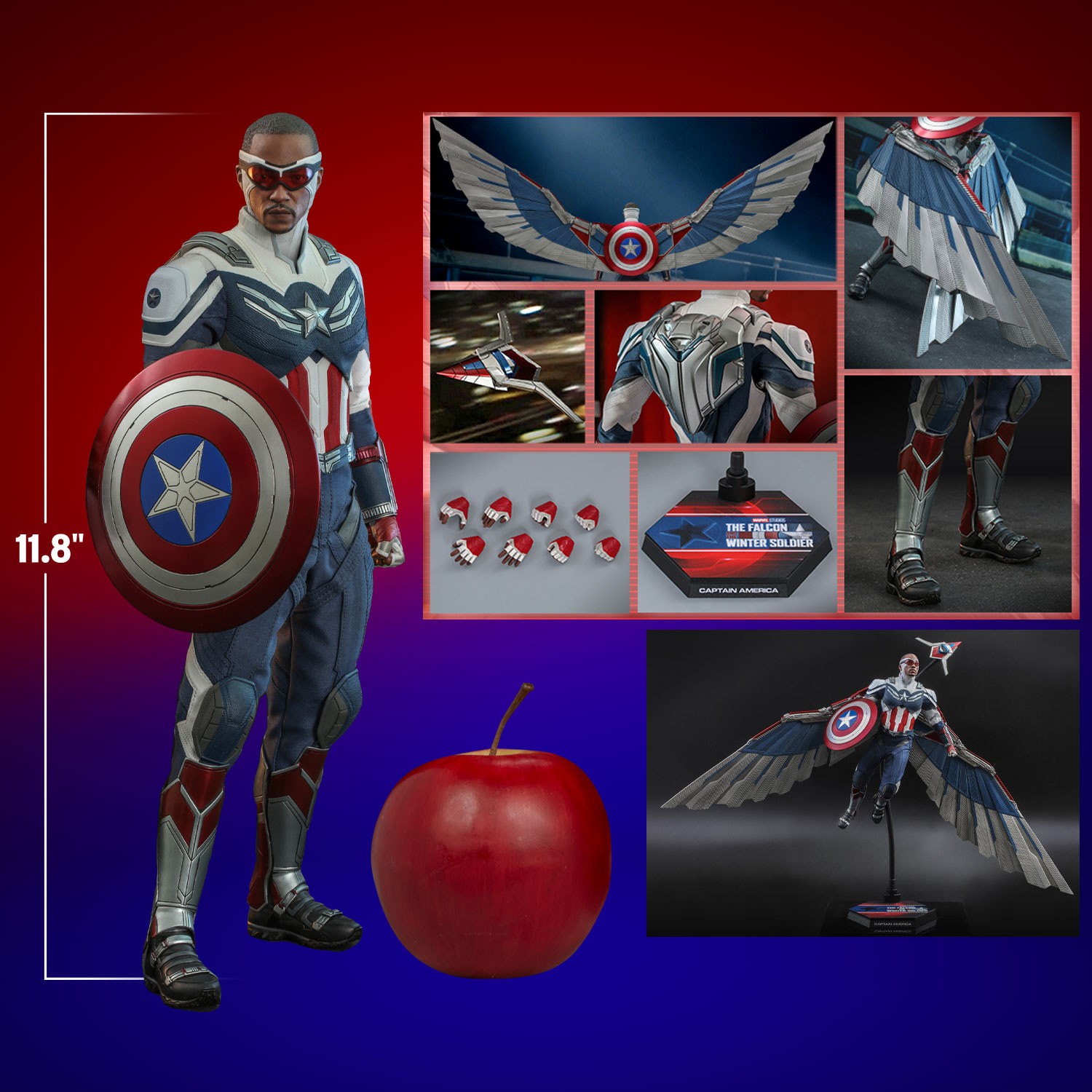Captain America Sixth Scale Collectible Figure by Hot Toys