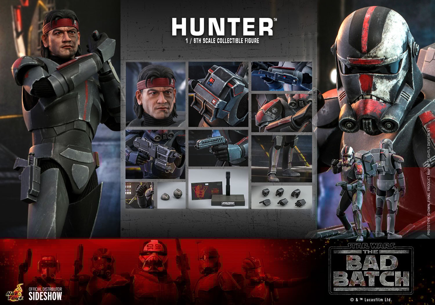 Hunter Sixth Scale Figure by Hot Toys Sideshow Collectibles