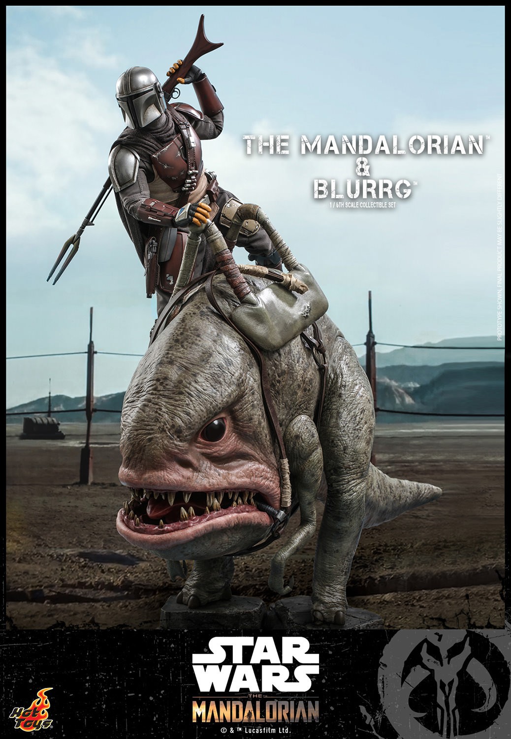 Mandalorian™ & Blurrg™ (Prototype Shown) View 3