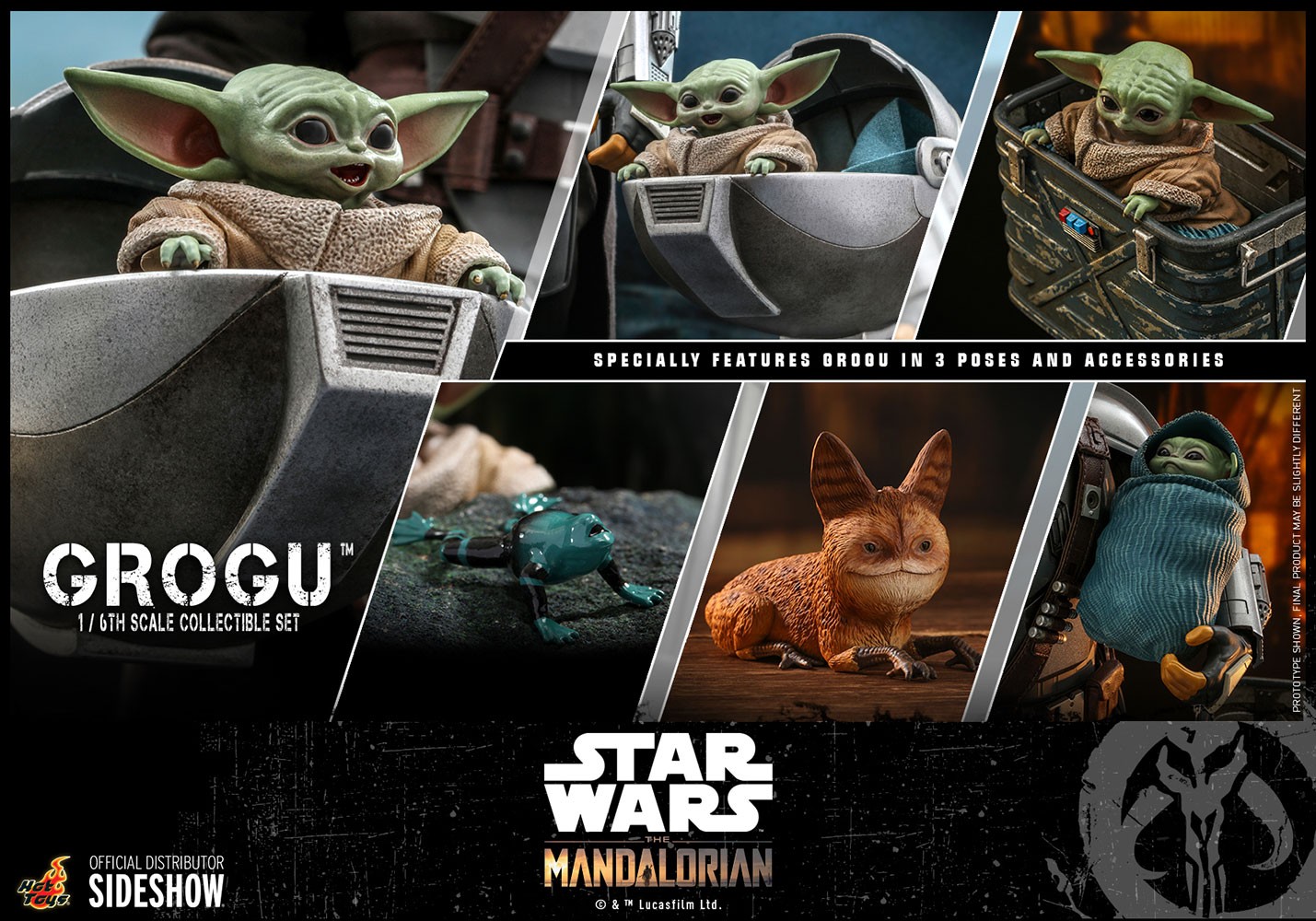 Grogu™ Sixth Scale Figure Set (Prototype Shown) View 17