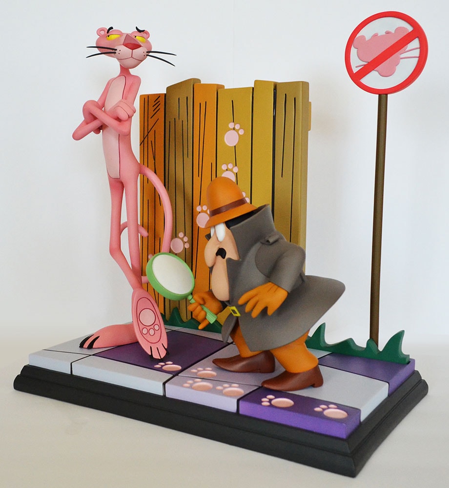 The Pink Panther Pink Panther and the Inspector Statues  View 3