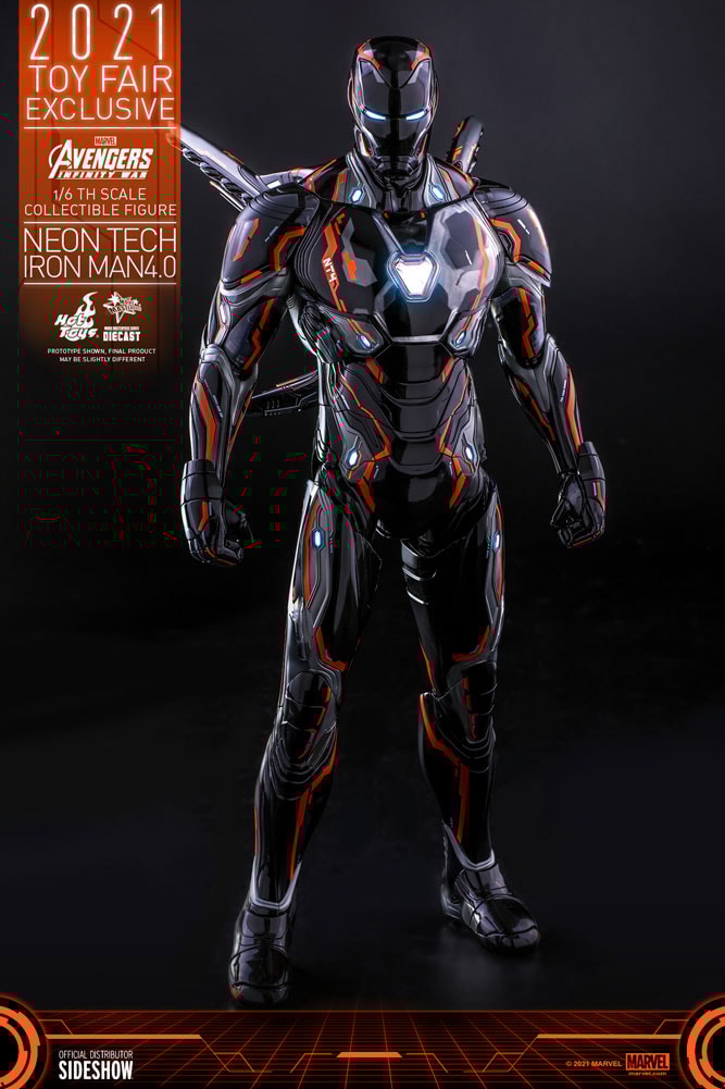 Iron Man Neon Tech 4.0
