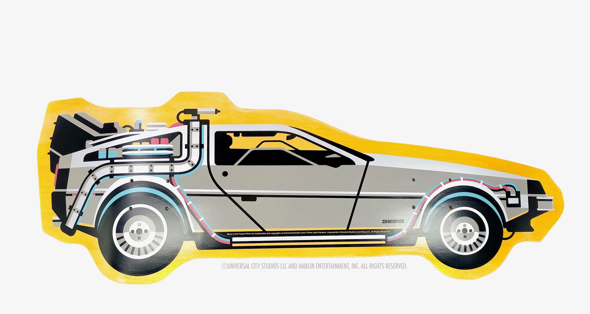 Back to The Future Part I DeLorean Shaped- Prototype Shown