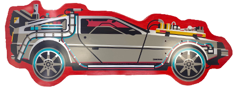 Back to The Future PART III DeLorean Shaped- Prototype Shown