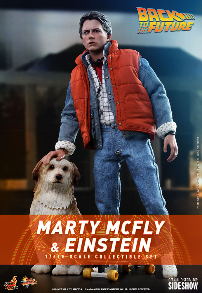 Marty McFly and Einstein Exclusive Edition (Prototype Shown) View 1