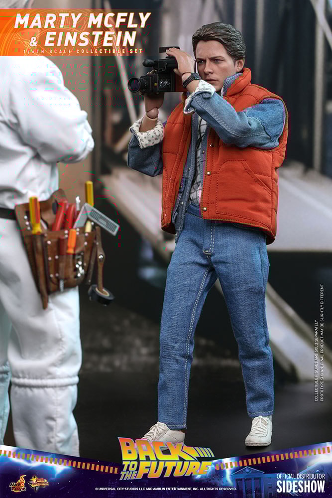 Marty McFly and Einstein