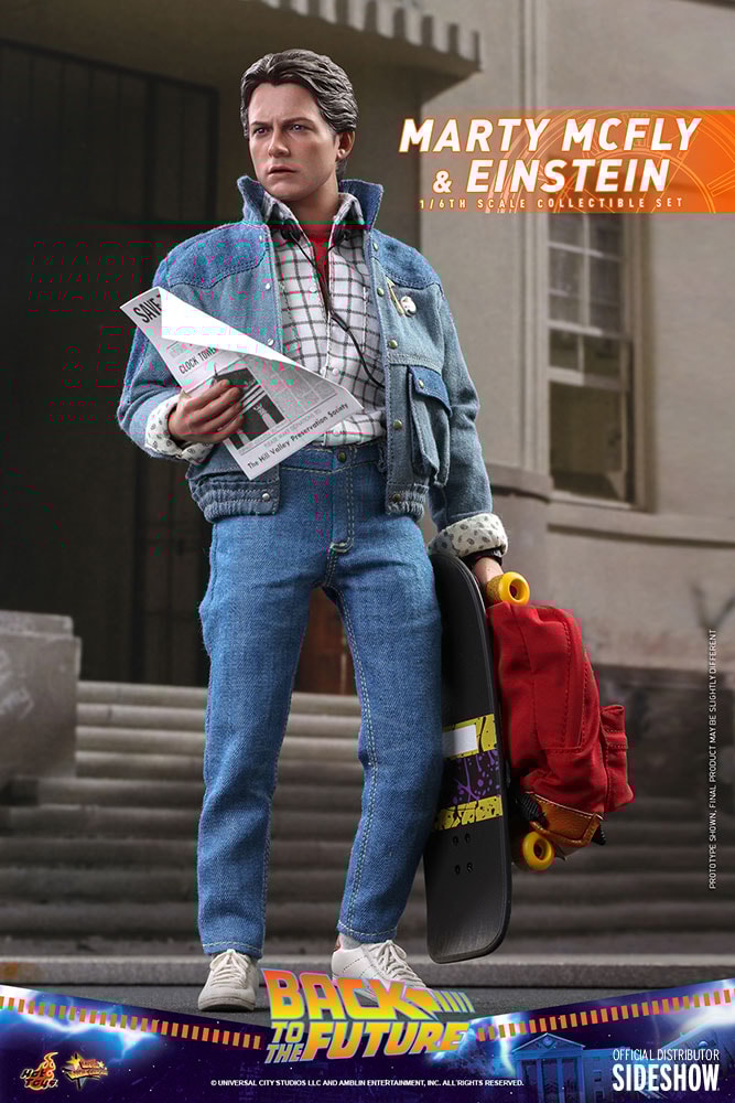 Marty McFly and Einstein