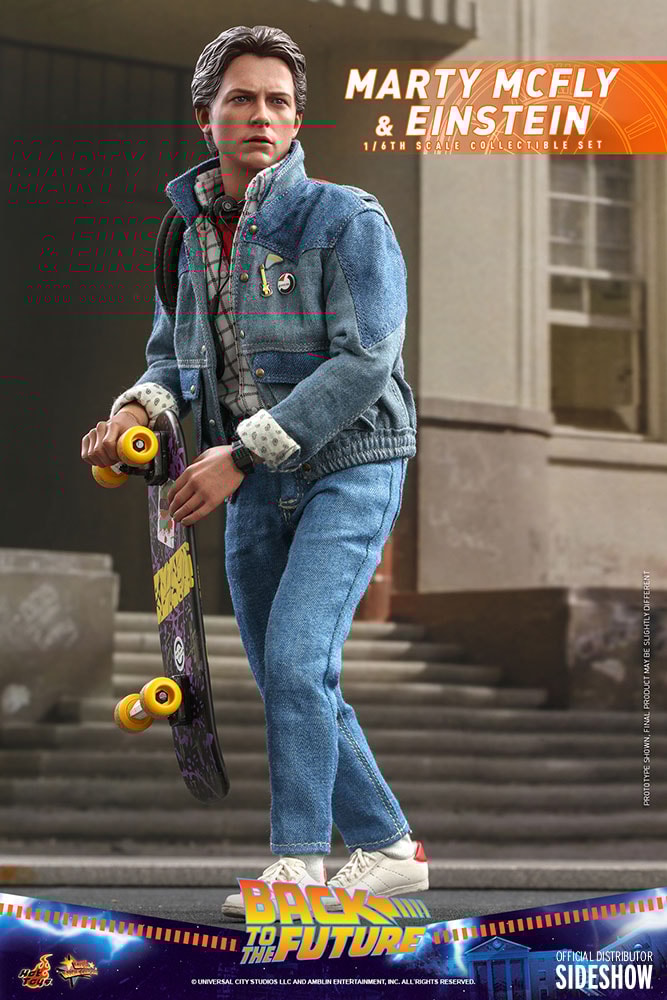 Marty McFly and Einstein