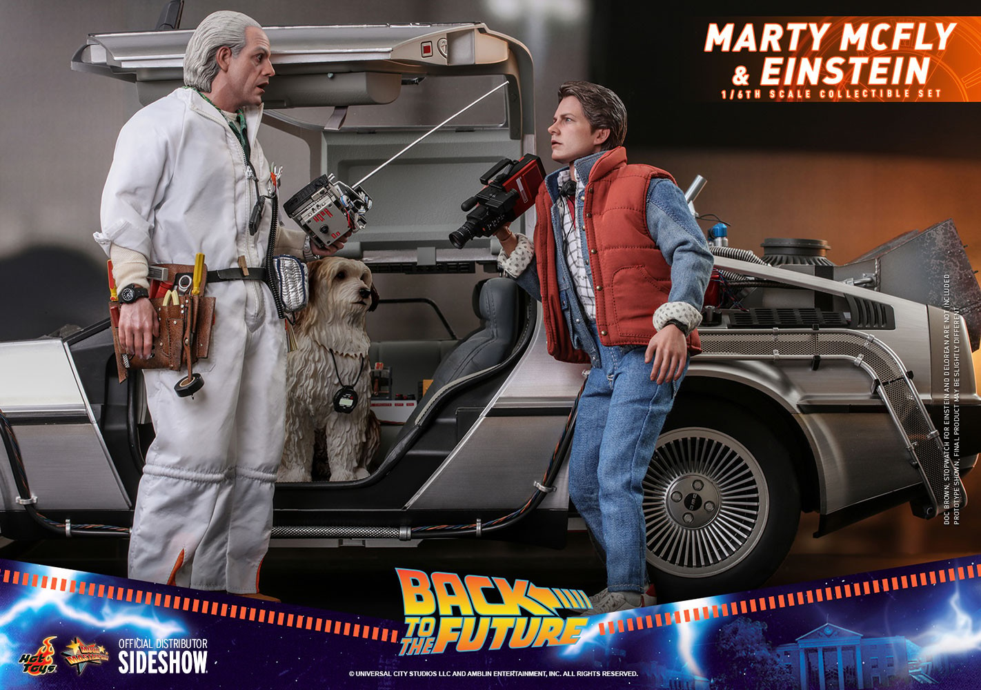 Marty McFly and Einstein Exclusive Edition (Prototype Shown) View 15