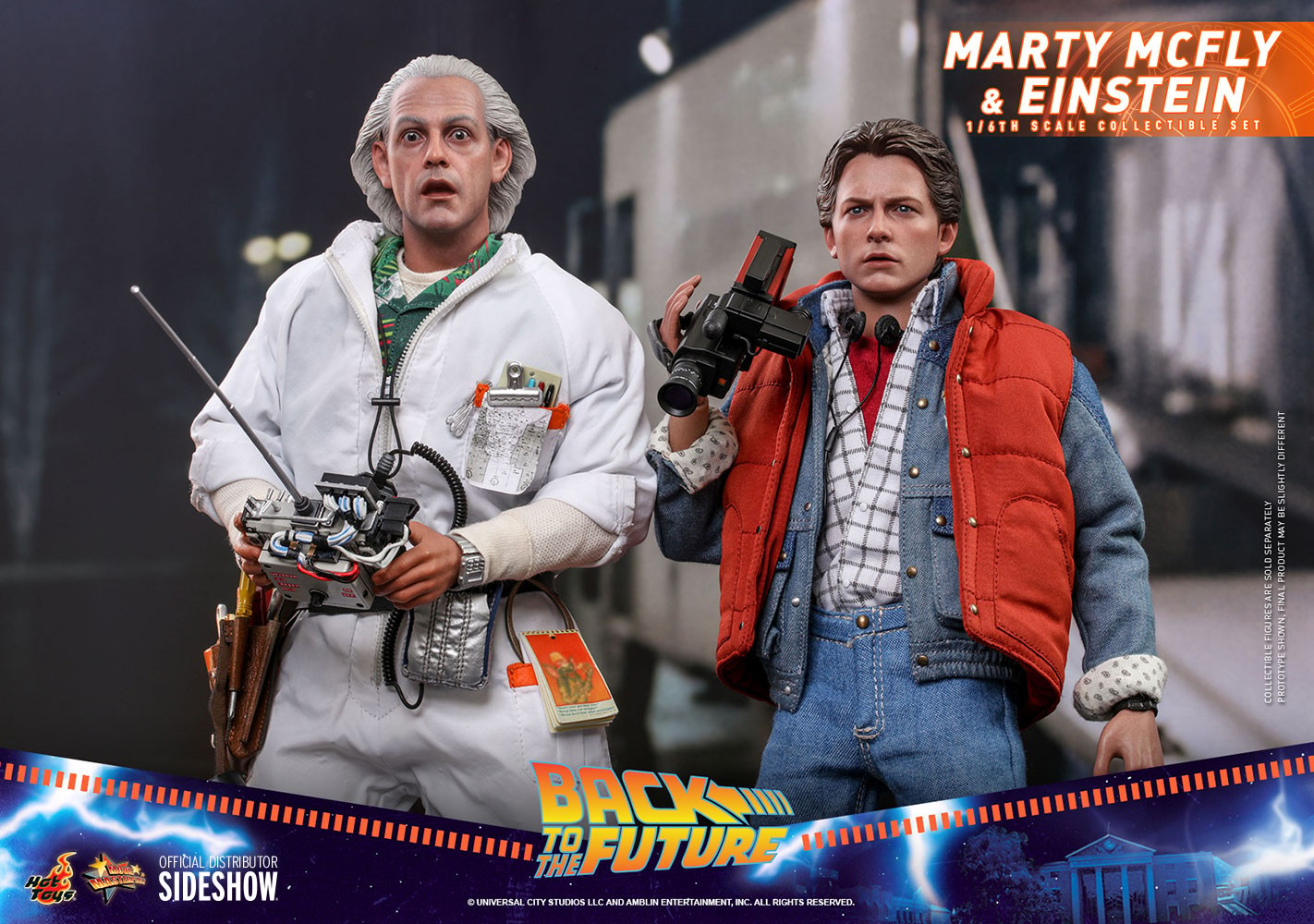 Marty McFly and Einstein Exclusive Edition (Prototype Shown) View 16