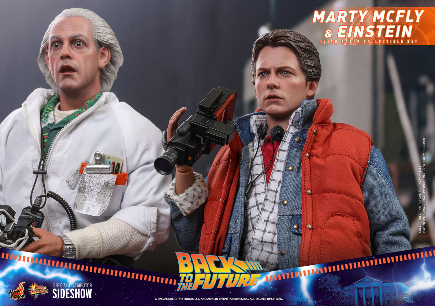 Marty McFly and Einstein Exclusive Edition (Prototype Shown) View 17