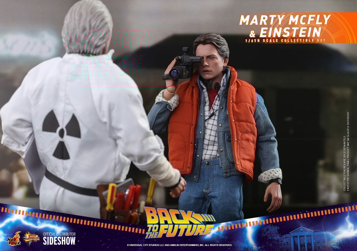 Marty McFly and Einstein