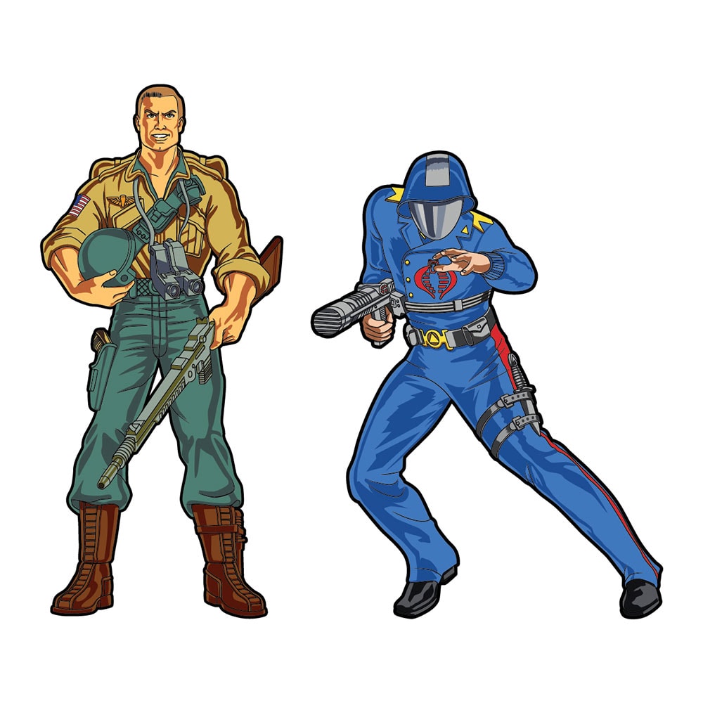 Duke x Cobra Commander Pin Set
