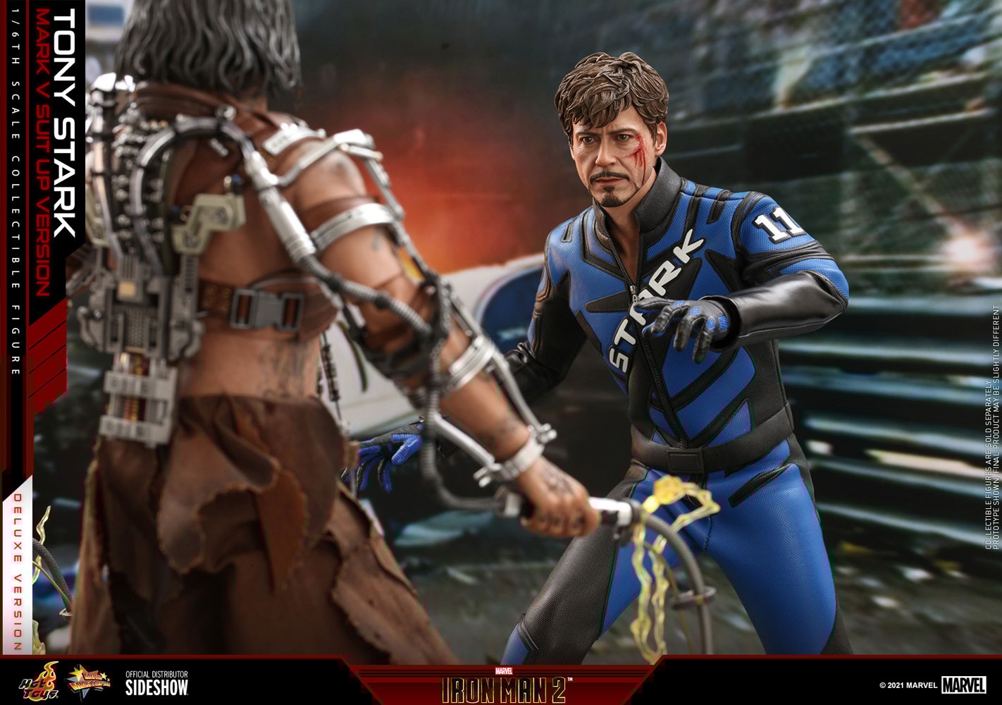 Tony Stark (Mark V Suit Up Version) Deluxe (Prototype Shown) View 12
